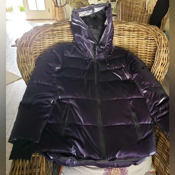 Arctic Expedition Puffer Coat, M/M, Irredescent purple, never used - Picture 6 of 15